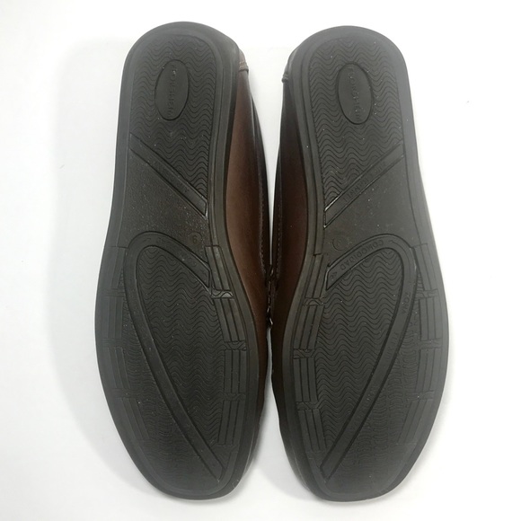FLORSHEIM Jasper Venetian Slip On Brown Leather Loafers US 9 main image 5